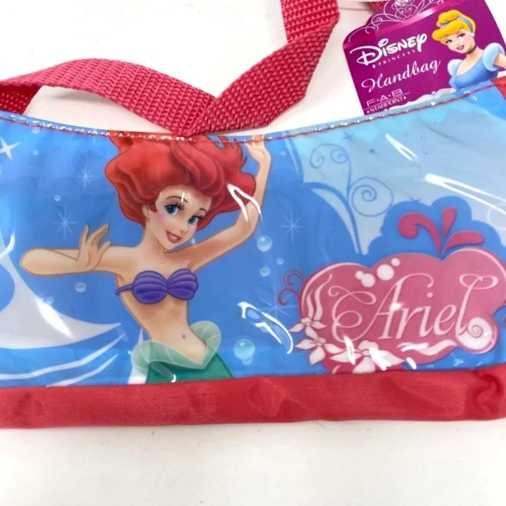 Disney Princesses Ariel Mermaid Mini Kids Purse Pink NWT Dress Up Pretend Play